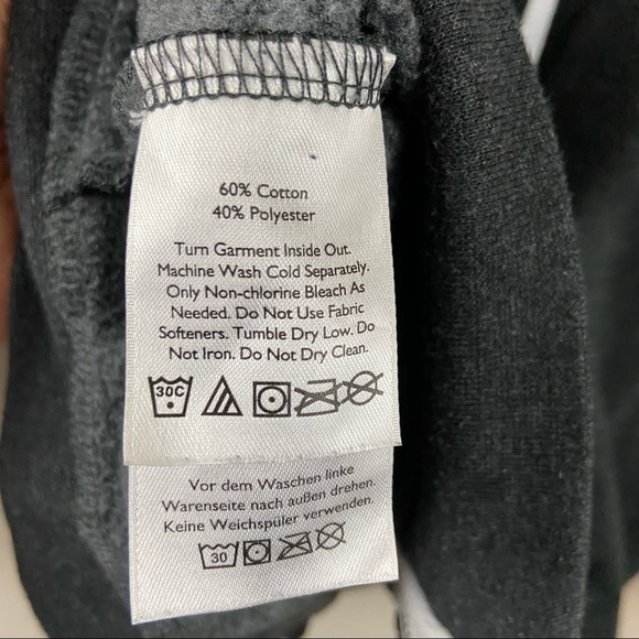 Eddie Bauer Grey Full Zip Drawstring Hoodie Sz S - Picture 6 of 8